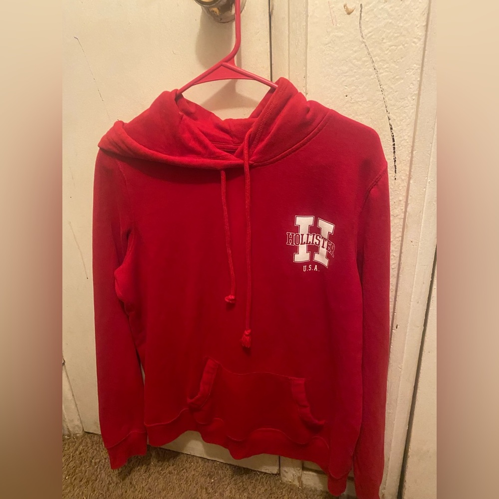 Hollister red jacket